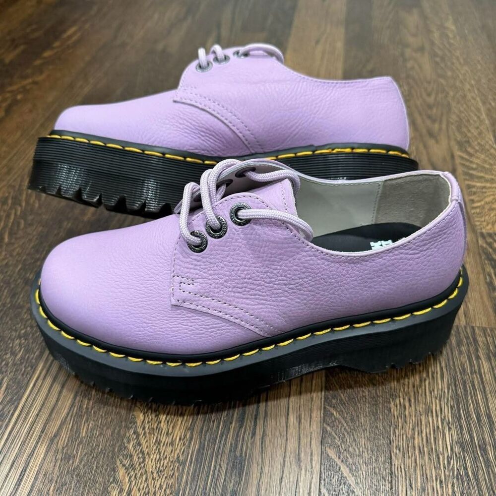 dr. martens 1461 quad II 30612 lilac eye platform shoes (size 7W / 6M)